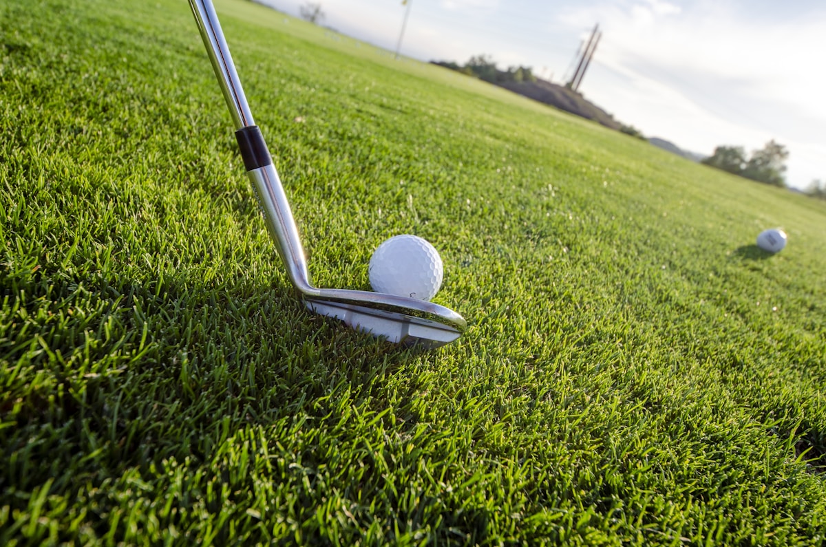 Golfer on the course